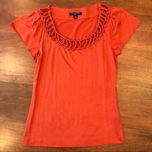 Banana Republic orange shirt